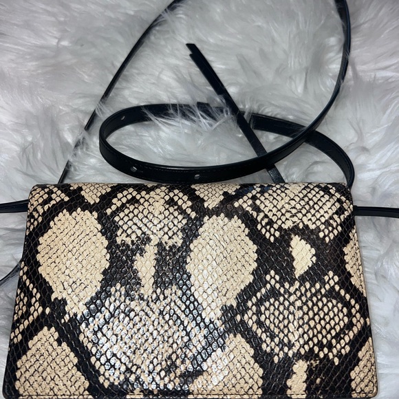 AllSaints Leather Crossbody Bag NWOT - Picture 3 of 8